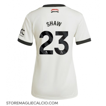 Manchester United Luke Shaw #23 Maglia Gara Terza Repliche 2024-25 Donna